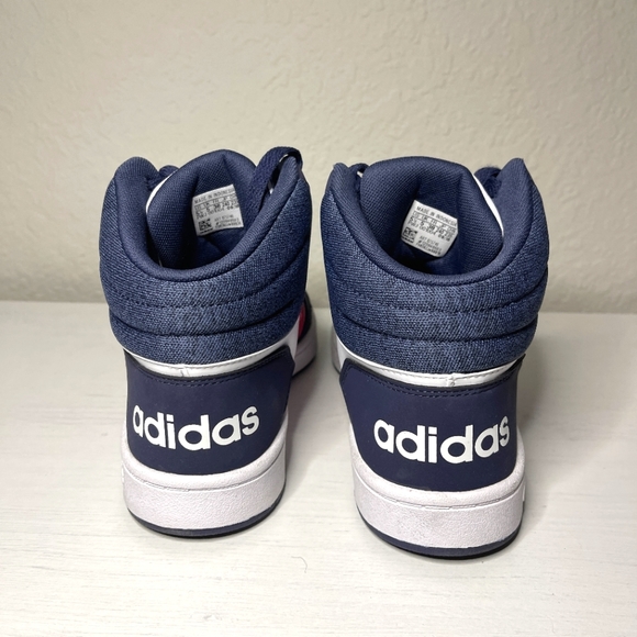 Adidas Hoops 2.0 Mid Tops - Picture 2 of 5